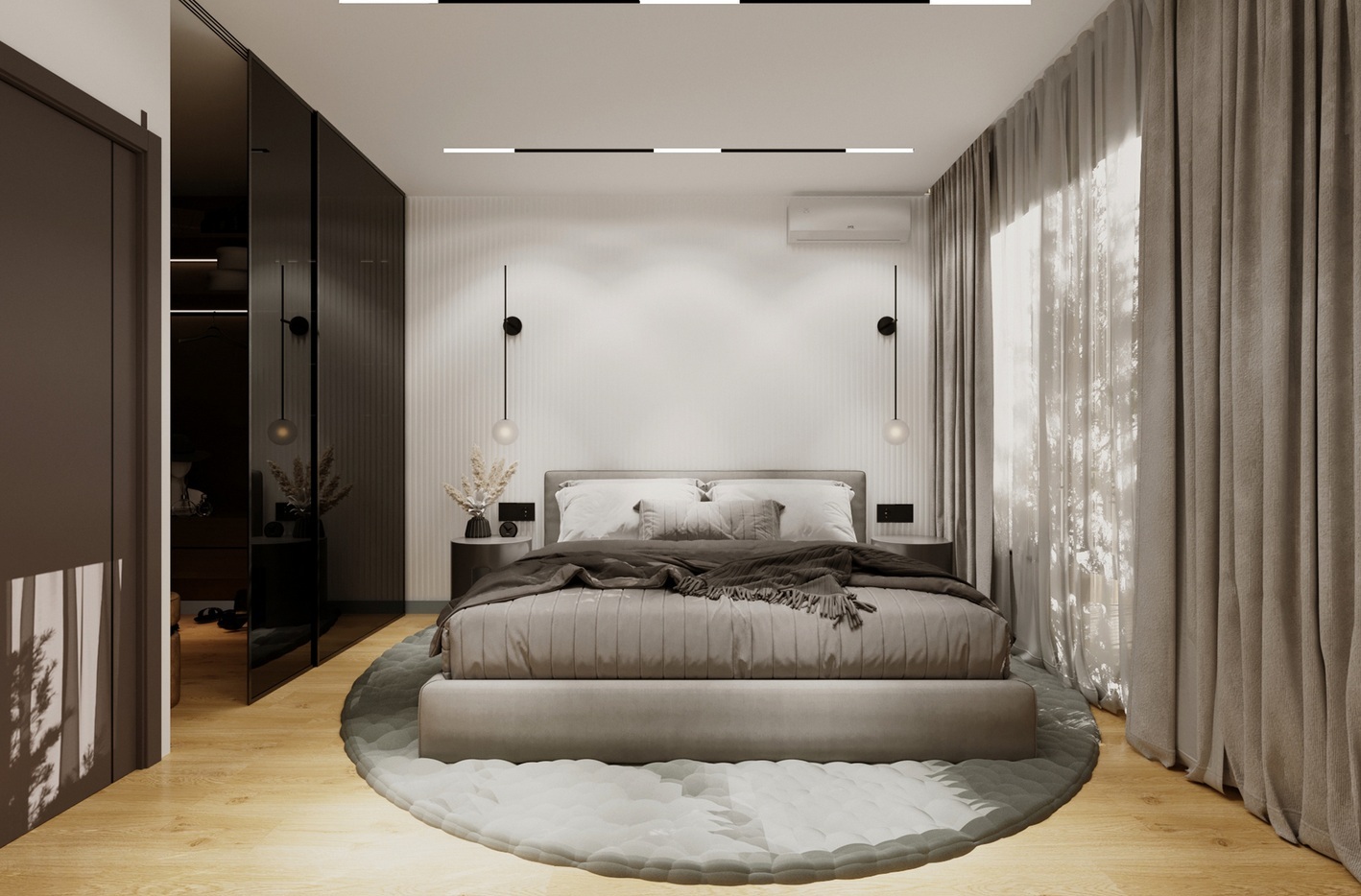 Serdolique apartment interior, premium design, photorealistic 3D visualisation