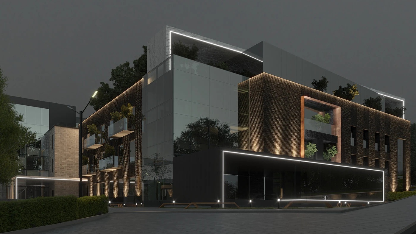 Business Center Gloria UA exterior render 2