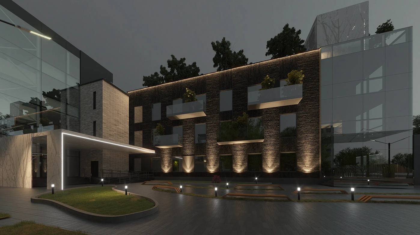 Business Center Gloria UA exterior render 6